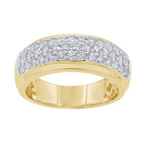 10K DIAMOND 1.48-1.51 CT MENS RING