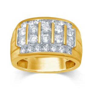 10K DIAMOND 2.97-3.04 CT MENS RING