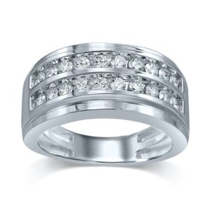 10K DIAMOND 0.99-1.12 CT MENS RING