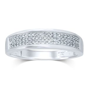 10K DIAMOND 0.17-0.23 CT MENS RING