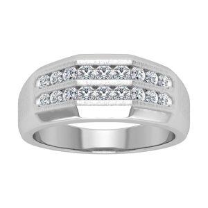 14K DIAMOND 0.48-0.50 CT MENS RING