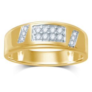 10K DIAMOND 0.25 CT MENS RING