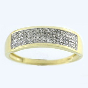 10K DIAMOND 0.25-0.27 CT MENS RING