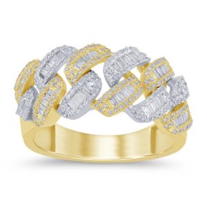 10K DIAMOND 0.76-0.78 CT MENS RING
