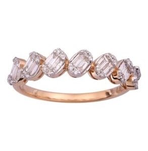 10K DIAMOND 0.44-0.47 CT RING