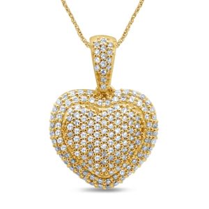 10k 0.38-0.43ct Charm "heart"
