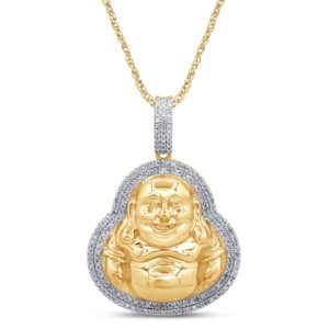 10K 0.38-0.43CT CHARM "BUDDHA"