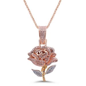 10k 0.43-0.46ct Charm "flower"