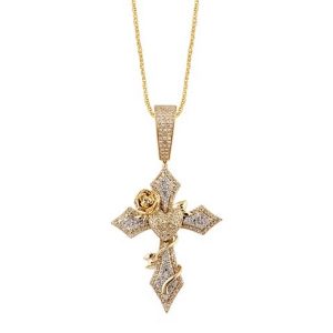 10k 0.45-0.48ct Charm "cross"