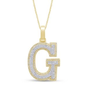 10k 0.41-0.49ct Charm "initial G"