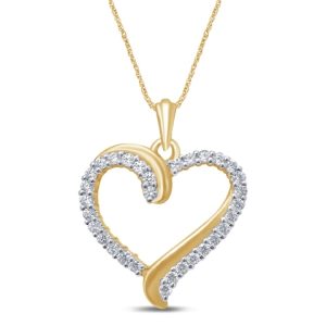 10k 0.40-0.42ct Charm "heart"