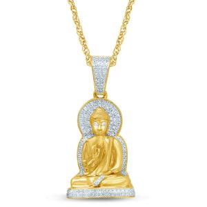 10K 0.38-0.42CT CHARM "BUDDHA"