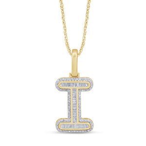 10K 0.40CT CHARM "INITIAL I"
