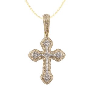 10k 0.53-0.56ct Charm "cross"
