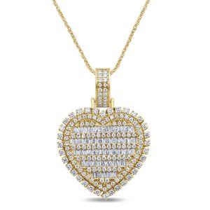 10K 2.00-2.02CT CHARM "HEART"