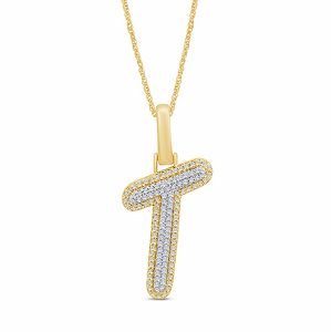 10K 0.19-0.23CT CHARM "INITIAL T"