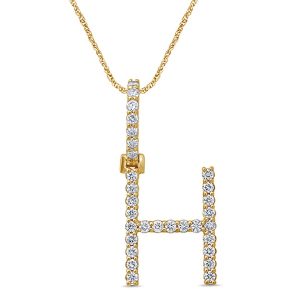 10K 0.46-0.55CT CHARM "INITIAL H"