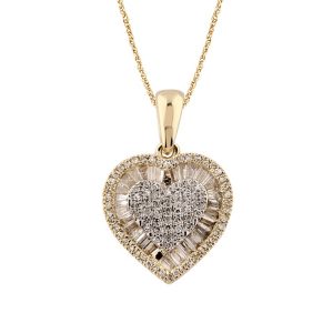 10k 0.53-0.54ct Charm "heart"