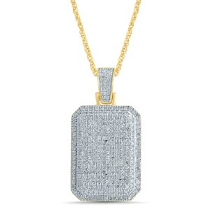 10k 0.46ct Charm "diamond Cluster Square"