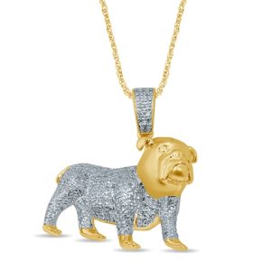 10K 0.46-0.55CT CHARM "BULLDOG"
