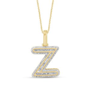 10K 0.50CT CHARM "INITIAL Z"