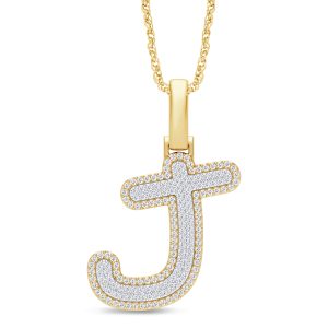 10K 0.26-0.30CT CHARM "INITIAL J"