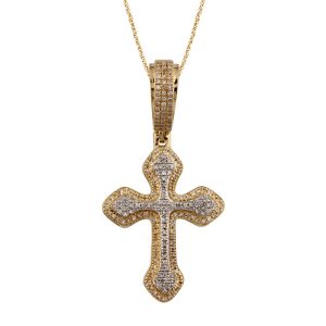 10k 0.27-0.30ct Charm "cross"