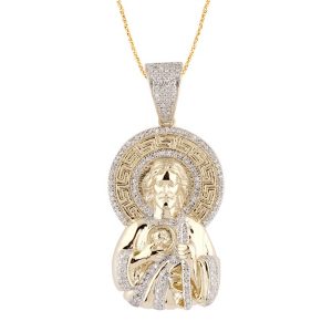 10K 0.27CT CHARM "JESUS"