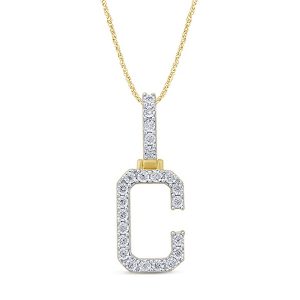 10K 0.16-0.18CT CHARM "INITIAL C"