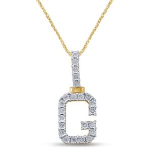 10K 0.16-0.18CT CHARM "INITIAL G"