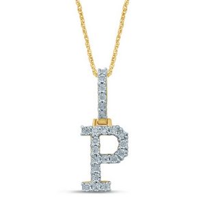 10K 0.16-0.19CT CHARM "INITIAL P"