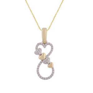 10K 0.07CT Charm "INFINITY"