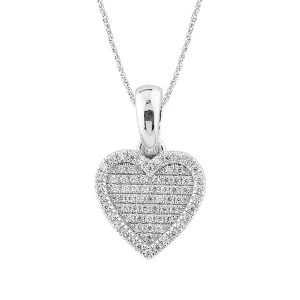10K 0.10CT Charm "HEART"