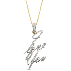 10k 0.31-0.36ct Charm "i Love You"