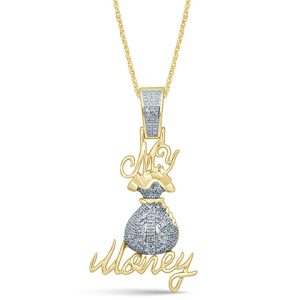 10K 0.36-0.39CT CHARM "MONEY"