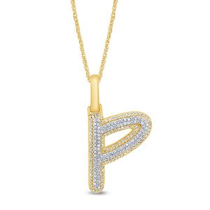 10K 0.31-0.36CT CHARM "INITIAL P"