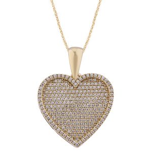 10k 0.27-0.33ct Charm "heart"