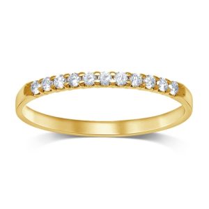 10K DIAMOND 0.10-0.18 CT RING