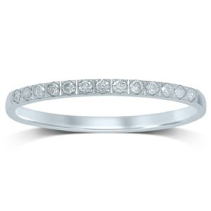 10K DIAMOND 0.15 CT RING