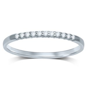 10K DIAMOND 0.10 CT RING