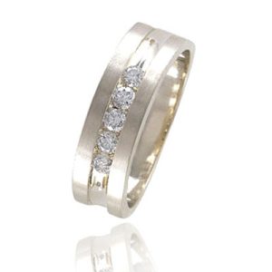 14K DIAMOND 0.40 CT MENS RING