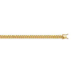 14k 6mm Yellow Gold Hollow Miami Cuban 8.5"