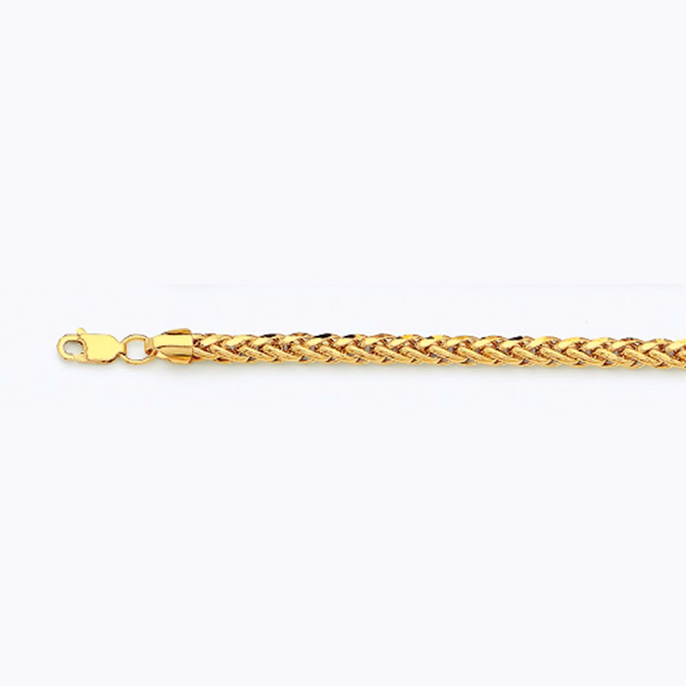 10k 4mm Yellow Gold Palm 9"