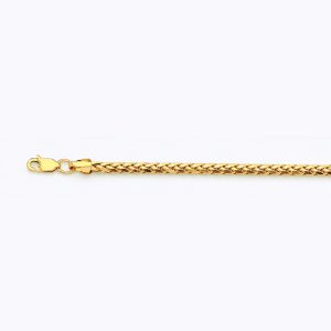 14k 3mm Yellow Gold Palm 8.5"