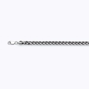 10k 5mm White Gold Palm 7.5"