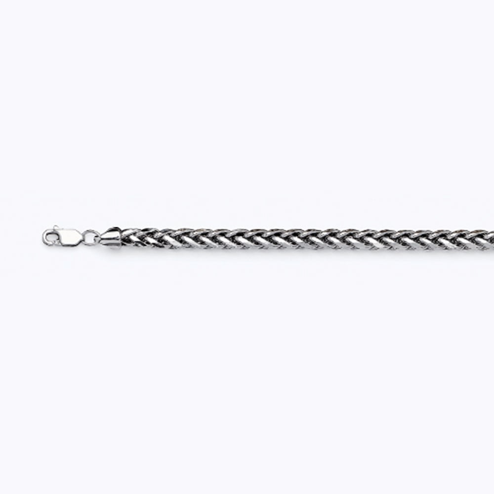 14k 5mm White Gold Palm 8.5"