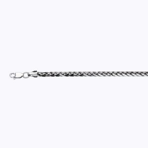 14K 3MM WHITE GOLD PALM 9"
