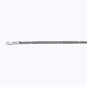 14K 2.5MM WHITE GOLD PALM 8.5"