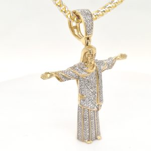 10K 0.74-0.78CT CHARM "JESUS"