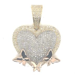 10K 0.81-0.86CT CHARM "HEART"